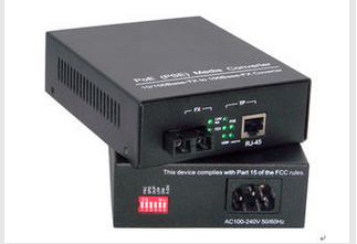 PSE POE Powered Switch 100Base-FX Media Converter