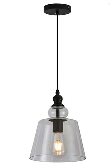 Clear Glass Pendant Light Industrial Edison Pendant Lamp