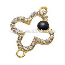 large cheap cross beads rhinestone jewelry making beads for bracelet or necklace