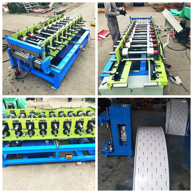 Portable self lock Metal Roofing Roll Forming Machine / Standing Seam Metal Roofing Machine