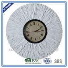 round digital wall world clock