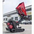 Garden Sale Diesel Crawler 800kg Dumper Hydraulic Track Self Loading Power Barrow Transporter