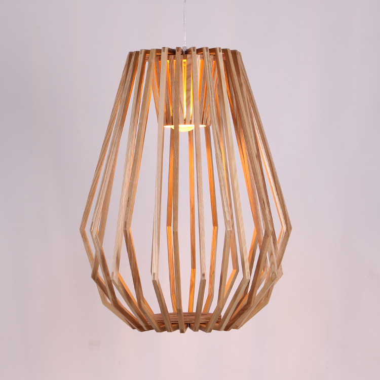 Wooden Contemporary Pendant Light