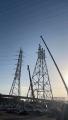 Torre tubolare in acciaio da 500 kV per linea di trasmissione