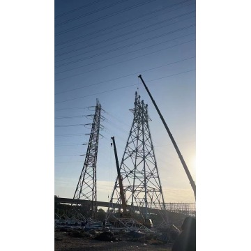 Tour tubulaire en acier de 500 kV pour la ligne de transmission