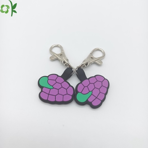 GRAPE SHAPE SILICONE PET TAG với khóa tôm hùm