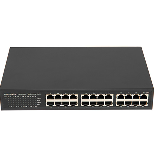 Switch Ethernet de 100m com 24fe