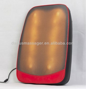 Infrared heating shiatsu back massager