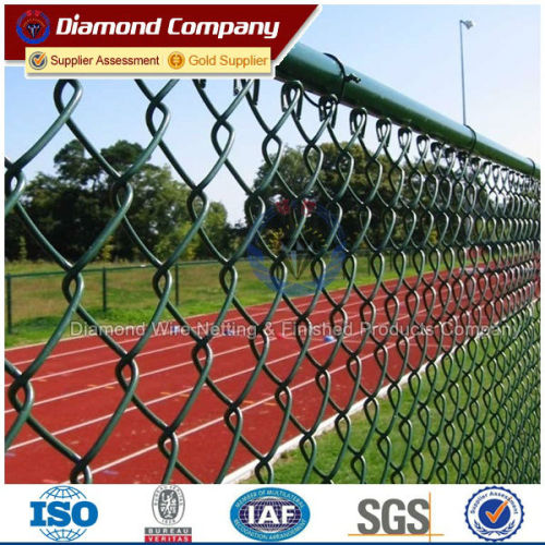 sports chain link field fence netting