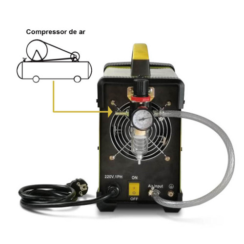 Air Plasma cutter CUT40 inverter mosfet technology with gas supply for carbon/stainless steel cutting