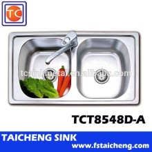 Double Basin Stainless Steel Kitchen Sinks Supplier TaiCheng