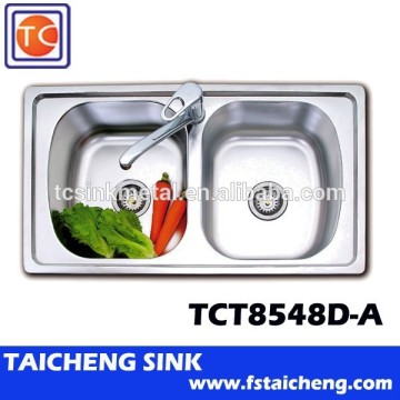 Double Basin Stainless Steel Kitchen Sinks Supplier TaiCheng