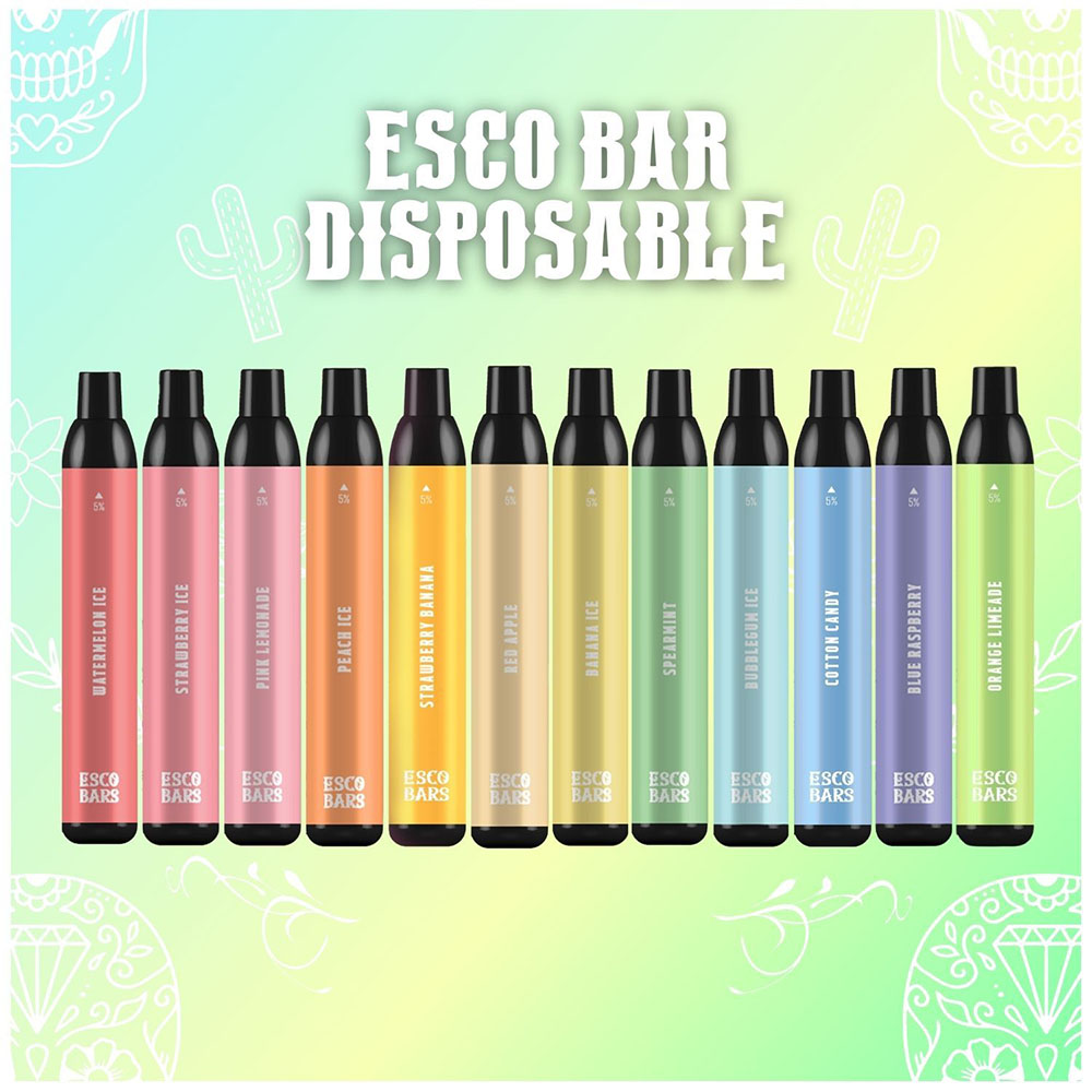 ESCO BARRAS 2500 Puffs Vape Descartável Atacado