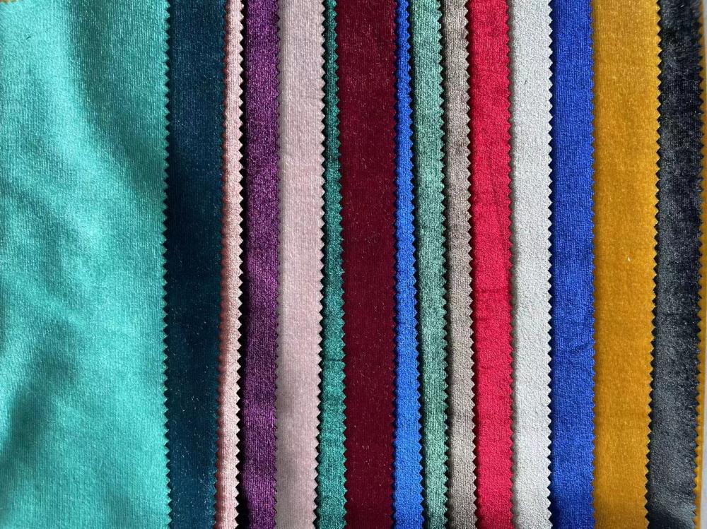Ks velor tricot tissu coréen velours