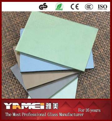 dark green float reflective glass