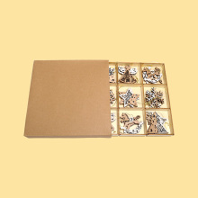 wooden star christmas tree ornaments