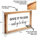 Give it to God Wooden Signs