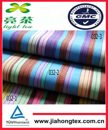 Changzhou mill finished cotton woven textile fabrics in striped line