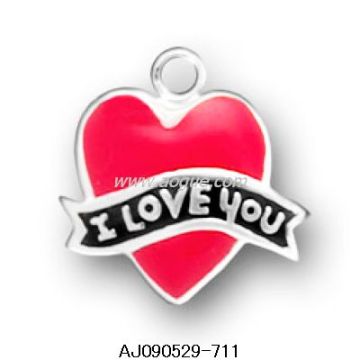 heart mobile phone chain