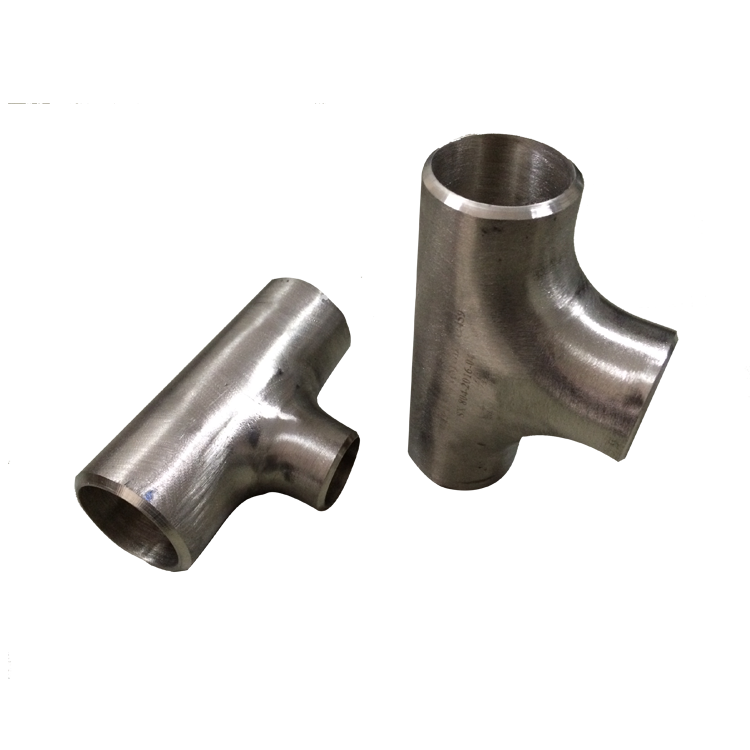 GR2 titanium reducing tee for pneumatic pipe connection