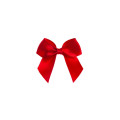 Olika röda bandet båge för jul dekorativa