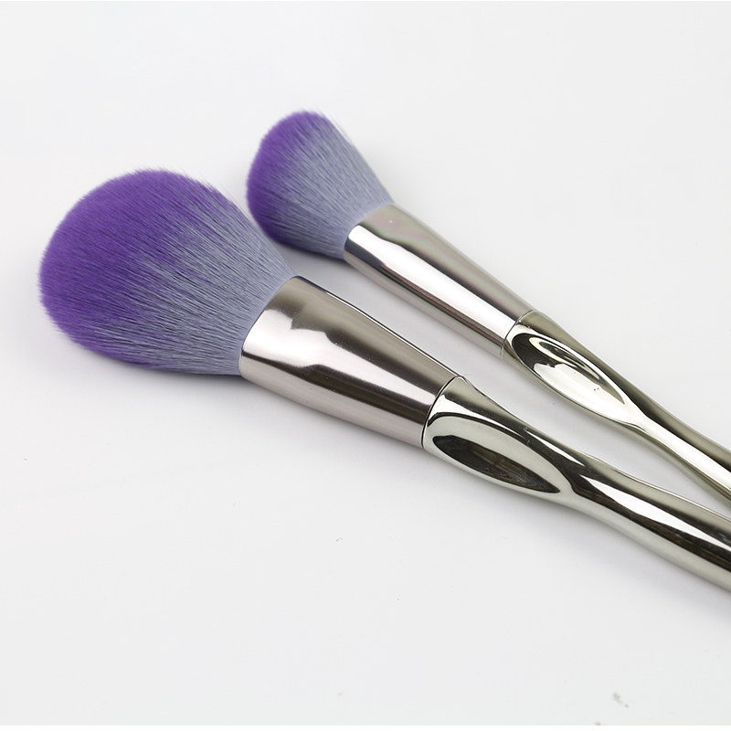 Aluminum Handle Makeup Brush Set