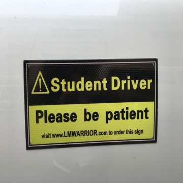 Magnet Student Driver Car Sticker