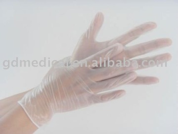 PVC gloves powder free