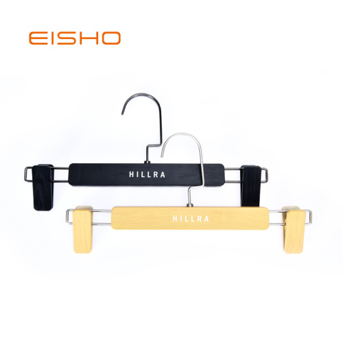 EISHO Wood Imitation Plastic Pants Hanger