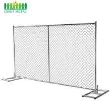 Removable chain link fence