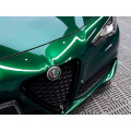 Gawaarida Metallic Gloss Emerald Gawaarida oo ku duub Vinyl