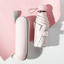 Anti-UV Foldable Umbrellas for Women - Cute Capsule Design Rain and Sun Protection Gifts