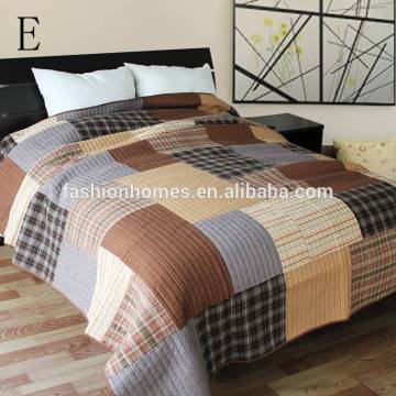 Latest designs patchwork quilt/patchwork 100% cotton bedsheet