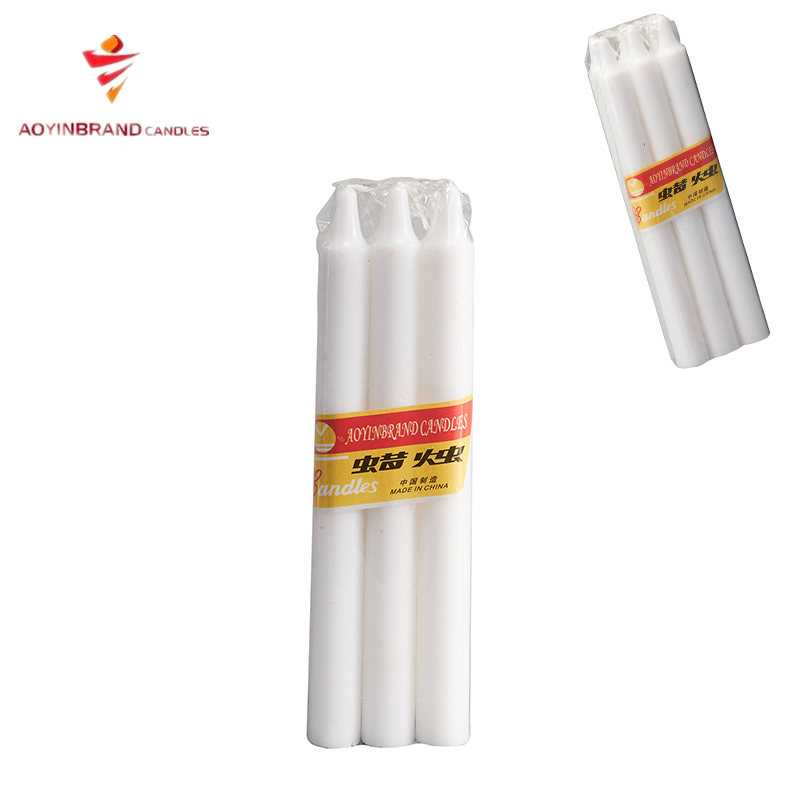 White Candles 6pack