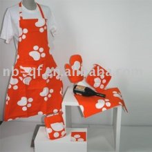 Kitchen towel set/Apron/Oven mitt/Pot holder