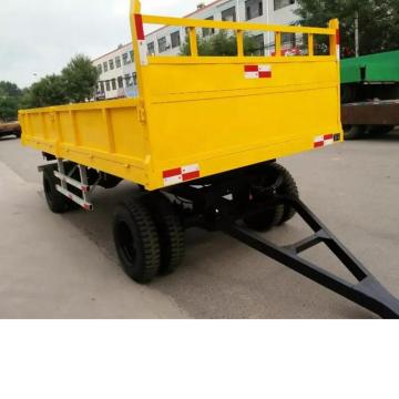 agriculture two wheel Compact tractor tipper trailer