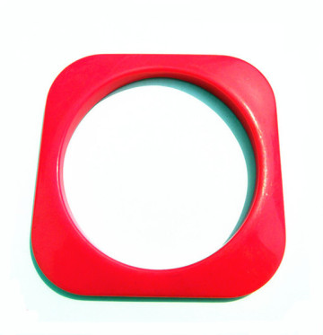 Square Plastic Acrylic Bangle Wholesale Plastic Jewelry