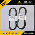 شاحنة كوماتسو saa6d170e-3 v-belt set 04122-22573 HD465-7