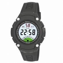 Sports watch/gents' fashionable watch/fashionable LED digit watch with 12/24 hours format