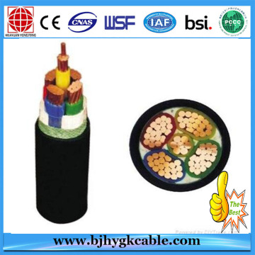 0.6/1kv copper conductor XLPE insulated PVC sheath