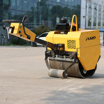 Vibratory Road Roller vibratorio impulsado por motor Pequeño caminante de carretera Ingeniería de carreteras Roller de construcción Roller de carretera Precio de venta