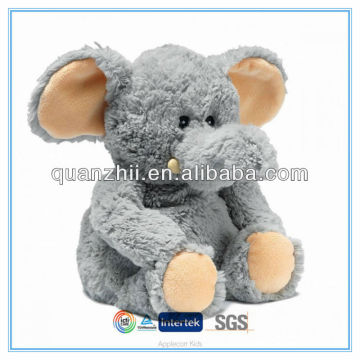 Custom elephant teddy bear plush toys grey color