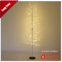 Most popular led xmas tree lights/led outdoor christmas tree /led twig tree