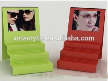 candy color acrylic photo frame picture display rack