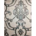 PVC Vinyl Home Decoration Damask Wallpaper