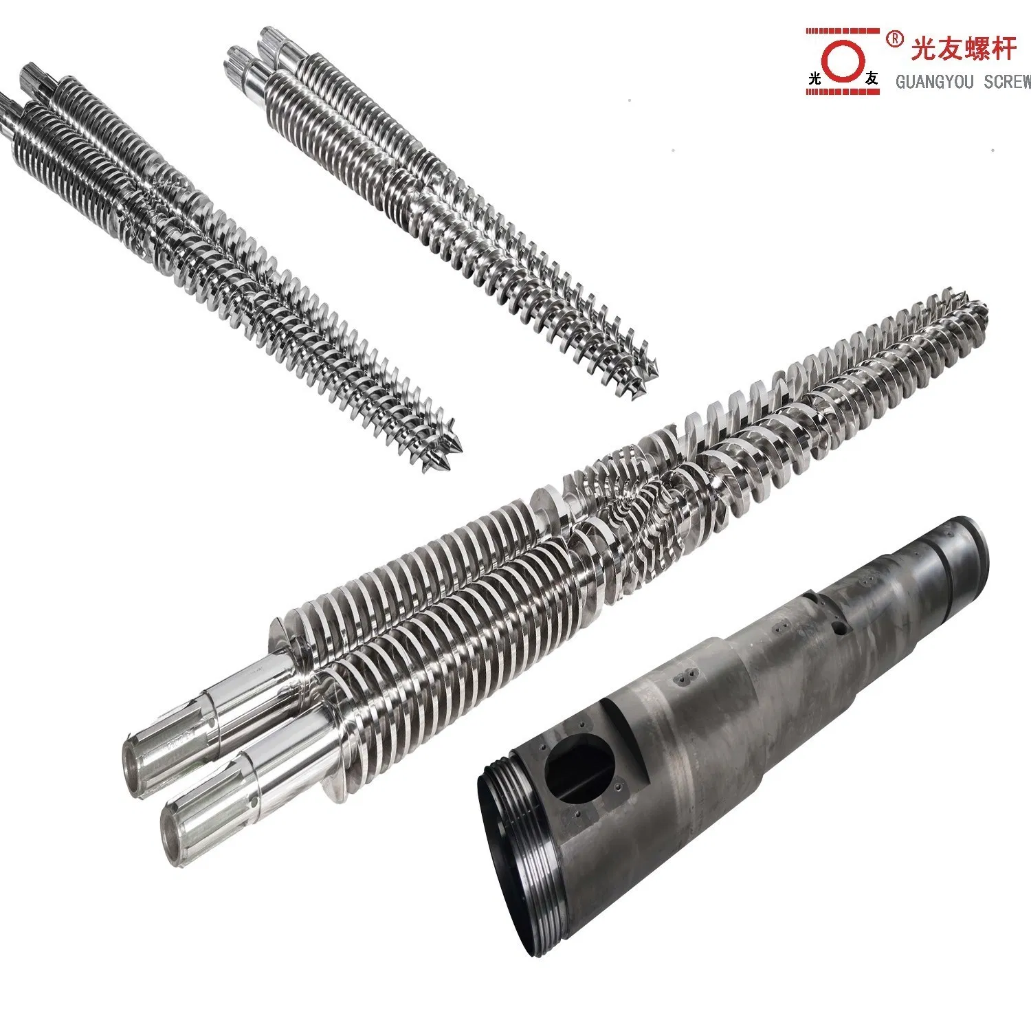 Conical Twin Screw Cylinder - ISO Certified High Precision Bimetallic Extruder Barrel