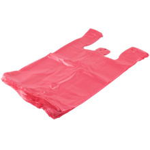 Transparent Plastic Shopping T Shirt Bag Disposable Vest Carrier Bag For Vegetable