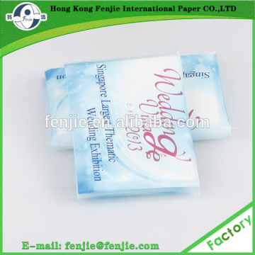 Wallet tissue, pocket tissue,mini pocket tissue,mini facial tissue,handkerchief tissue paper,wallet pocket tissue