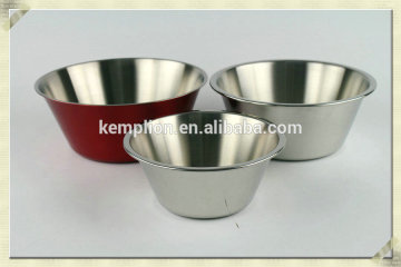 popular kitchen stainless steel salad bowl /mixing bowl / cookware set/tableware set
