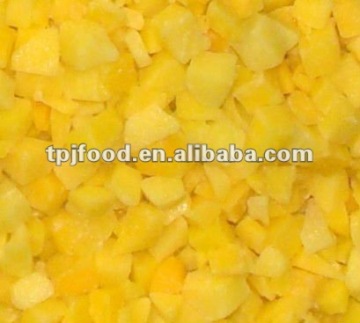 IQF Yellow Peach Dice (Guan Wu)10*10mm